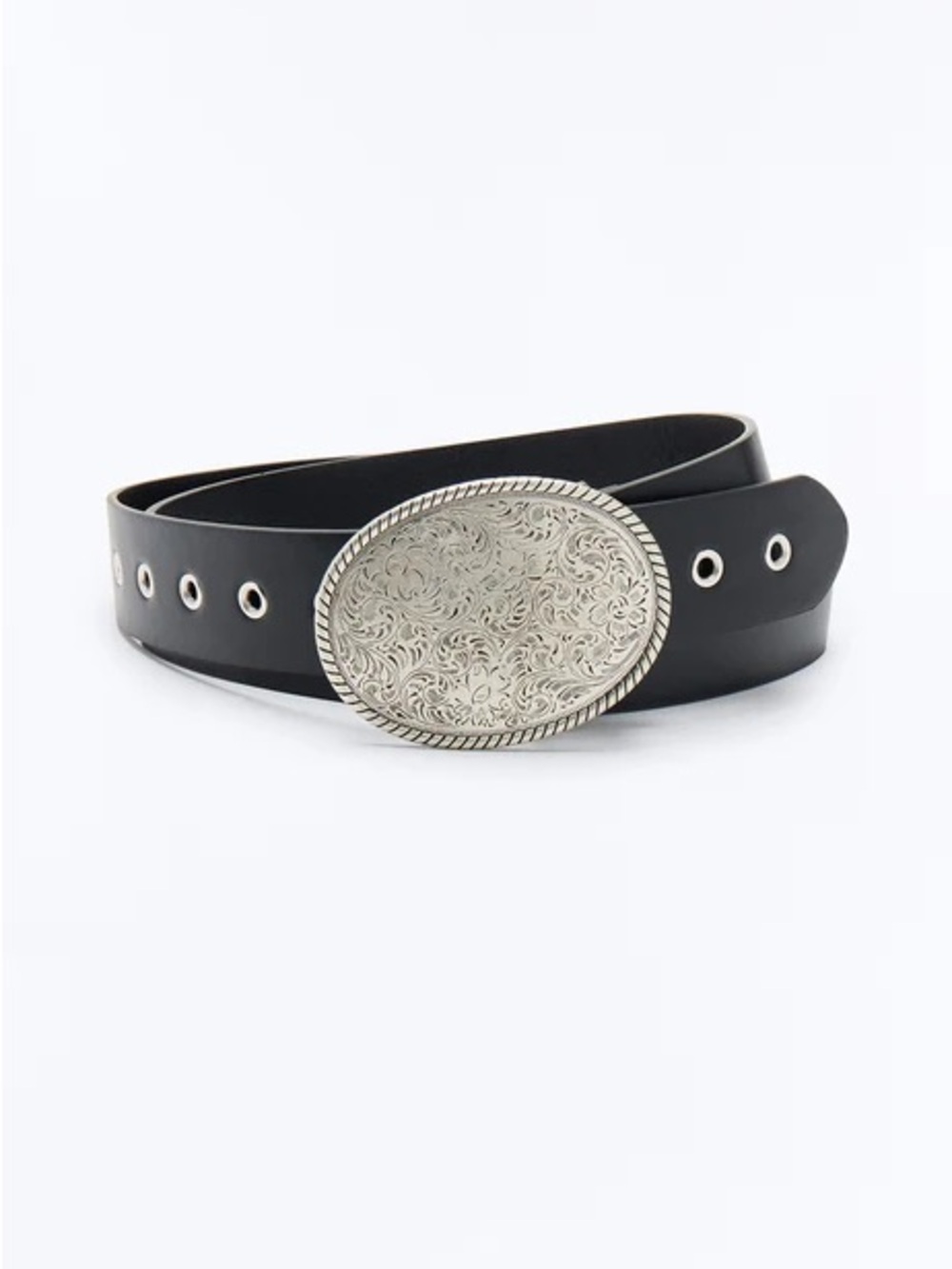 Western Gal Black Leather Belt NEW 🏷️